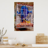 Blijf 500 voet terug! poster (Keuken)