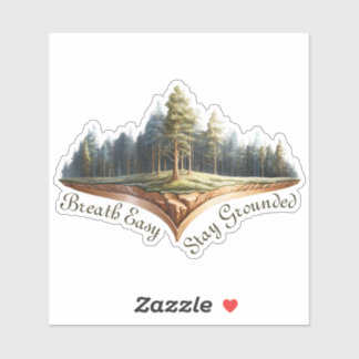Blijf aan de grond Relax & Ontspan Sticker