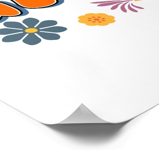 Blijf aardoppervlakkere 60-inch Retro Poster (Hoek)