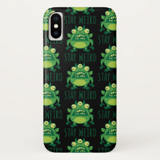 Blijf Alien Monster dragen iPhone X Hoesje