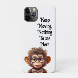 Blijf bewegen, niets te zien hier iPhone 11 pro hoesje