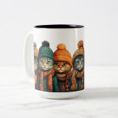 Blijf bewoond tweekleurige koffiemok (Voorkant links)