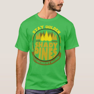 Blijf bij de gouden sinaasappel thuis t-shirt