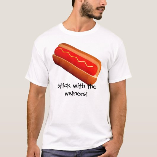 Blijf bij de spiners. t-shirt (Voorkant)