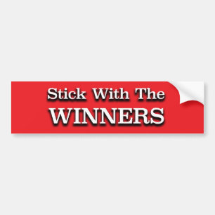 Blijf Bij De Winnaars Herstelmotto Bumpersticker