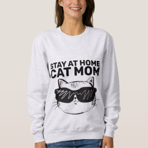 BLIJF BIJ THUIS CAT MOM T-SHIRS TRUI