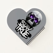 Blijf bij True Skull Notitieboek (Achterkant)