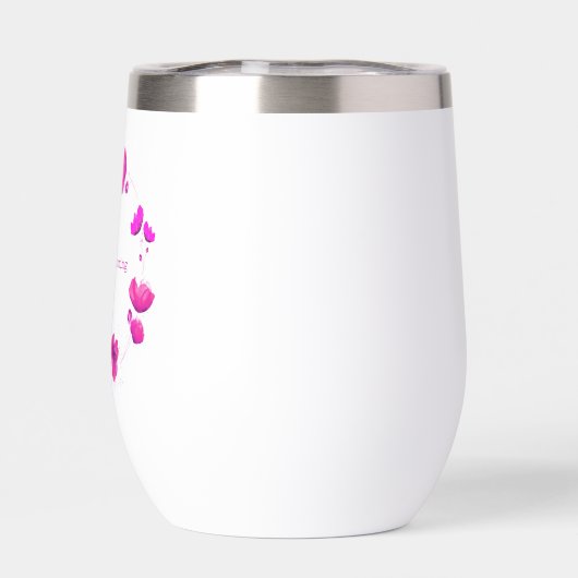 Blijf bloeien, waterfles (Achterkant)