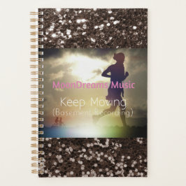 Blijf bruin met bruin glitter planner