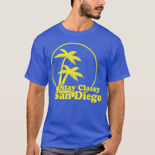 Blijf Classy San Diego Anchorman grappig T-shirt