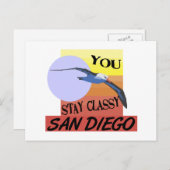 Blijf Classy San Diego Briefkaart (Voorkant / Achterkant)