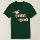 Blijf Coo duivenduiven overvallen T-shirt (Design voorkant)