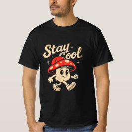 Blijf cool grappig tekst T-shirt ontwerp voor mann