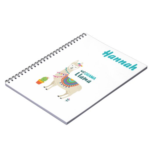 Blijf Cool Llama persoonlijk Notitieboek (Linkerzijde)