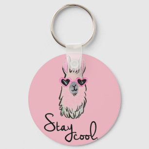 Blijf Cool Llama Sleutelhanger