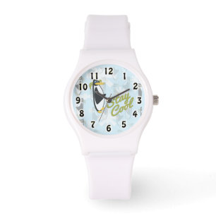Blijf Cool Penguin Horloge