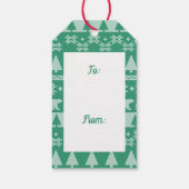 Blijf Cozy | Frans Bulldog Reindekerst Cadeaulabel (Achterkant)