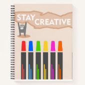 Blijf creatief notitieboek (Voorkant)