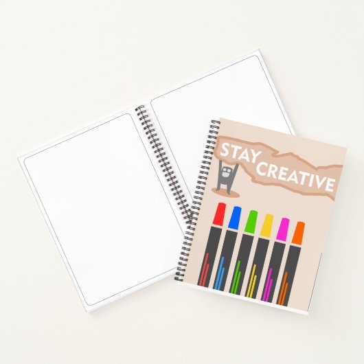 Blijf creatief notitieboek (Binnen)