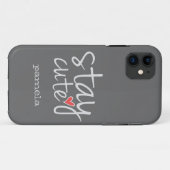Blijf Cute iPhone 5 Barely Daar Hoesje, grijs Case-Mate iPhone Case (Achterkant (horizontaal))