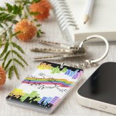 Blijf dansen sleutelhanger (Voorkant Rechts)