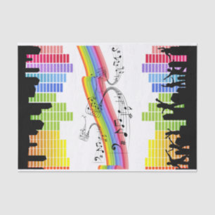 Blijf dansen tissuepapier