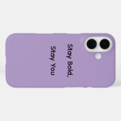 Blijf Dapper iPhone Hoesje (Achterkant (horizontaal))