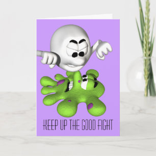 Blijf de Goede Fight Card omhoog Kaart