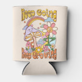 Blijf doorgaan, blijf groeien - Paddenstoel & Bloe Blikjeskoeler (Voorkant)