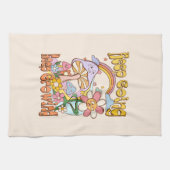 Blijf doorgaan, blijf groeien - Paddenstoelen & bl Theedoek (Horizontaal)