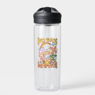 Blijf doorgaan, blijf groeien - Paddenstoelen & bl Waterfles