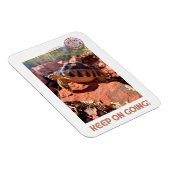 Blijf doorgaan Inspirerend coddiwompling schildpad Magneet (Rechterzijde)