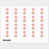 Blijf Doorgaan Ronde Sticker (Vel)
