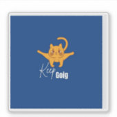 Blijf doorgaan sticker (Voorkant)