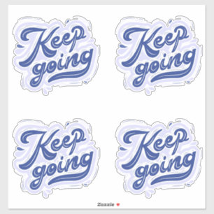 Blijf Doorgaan Sticker