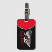 BLIJF DRIJVEN EN SCHRAP HET! BAGAGELABEL (Voorkant (verticaal))