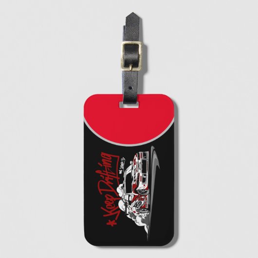 BLIJF DRIJVEN EN SCHRAP HET! BAGAGELABEL (Voorkant (verticaal))