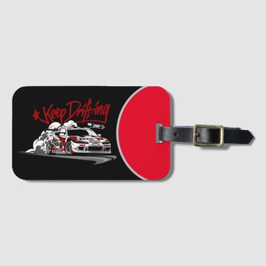 BLIJF DRIJVEN EN SCHRAP HET! BAGAGELABEL (Voorkant (horizontaal))