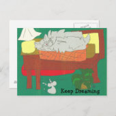 Blijf dromen briefkaart (Voorkant / Achterkant)