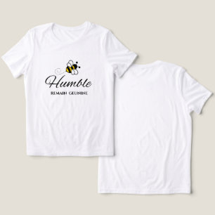 Blijf ECHT WIT MOTIVATIE BEE NEDERIG DAMES Tri-Blend Shirt