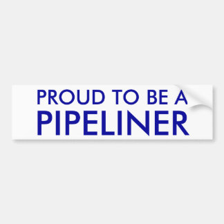 BLIJF EEN PIPELINER BUMPERSTICKER