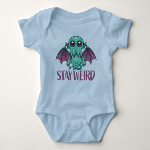 Blijf een rare Cute Cthulhu Monster Romper