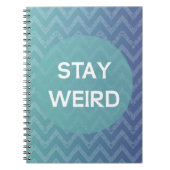 Blijf een vreemde laptop notitieboek (Voorkant)