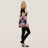 Blijf Egg-aangehaald!: Retro Easter Bunny Vibes Draagtas (Op model)