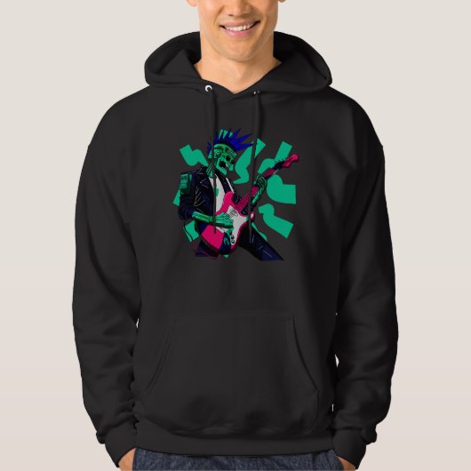 Blijf elektrisch hoodie (Voorkant)