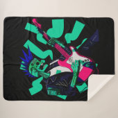 Blijf elektrisch sherpa deken (Voorkant (horizontaal))