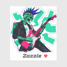 Blijf elektrisch sticker