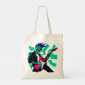 Blijf elektrisch tote bag (Achterkant)