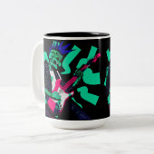 Blijf elektrisch tweekleurige koffiemok (Voorkant links)