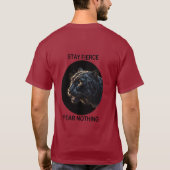 Blijf fel vrees niets Black Panther T-shirt (Achterkant)